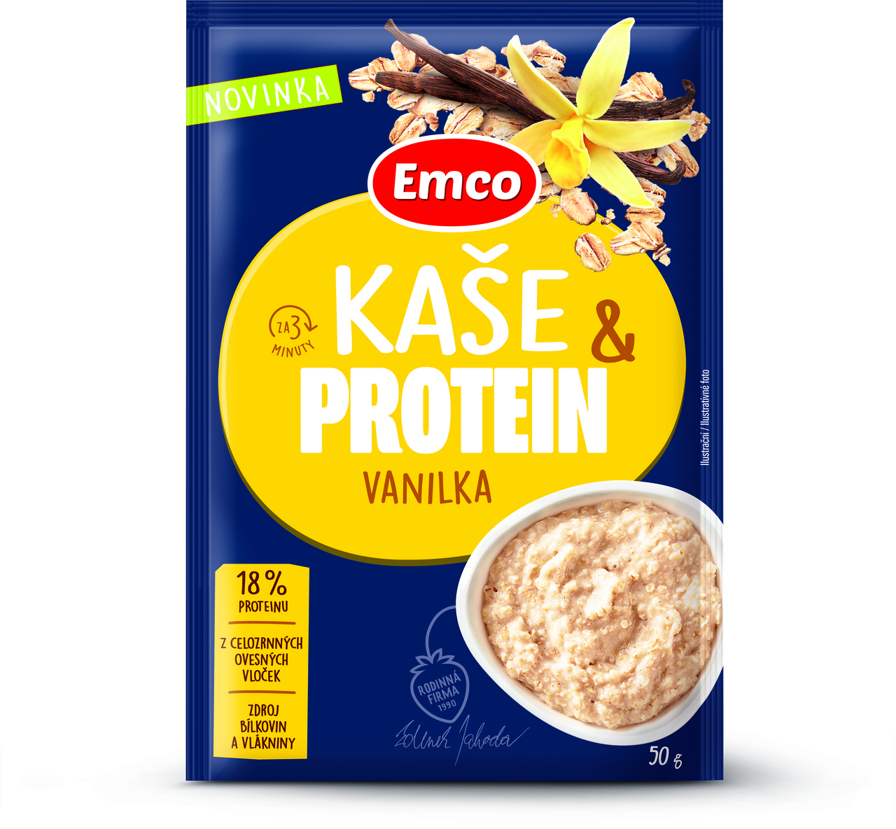 Emco Kaše Protein vanilka 55 g