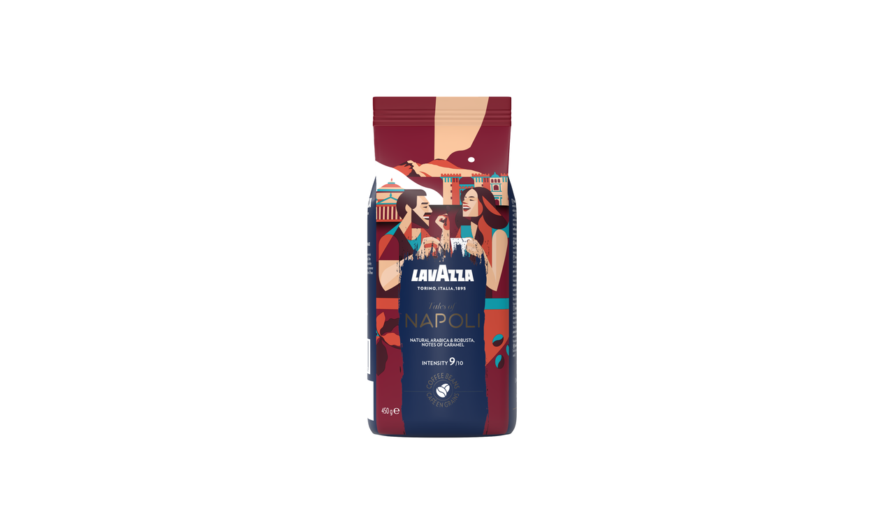 LAVAZZA Tales Napoli káva zrno 450 g