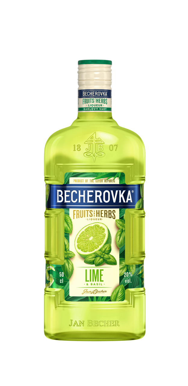 BECHEROVKA Lime Basil 20 % 500 ml