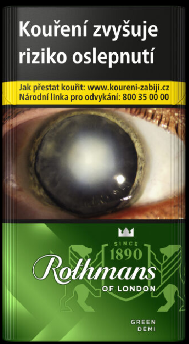 Rothmans Demi Green king size tvrdé ba. 10 krab. 20 ks kolek U 159 Kč VO cena