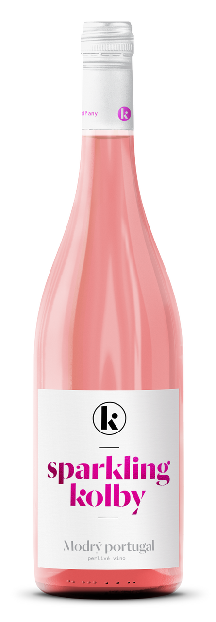 Vinařství Kolby Modrý portugal Rosé šumivé 6 x 750 ml