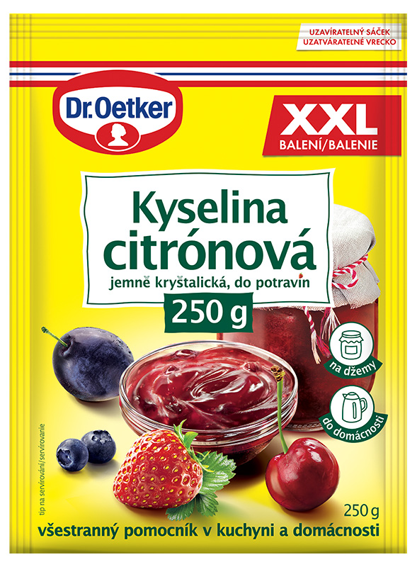 Dr. Oetker Kyselina citrónová XXL 250 g