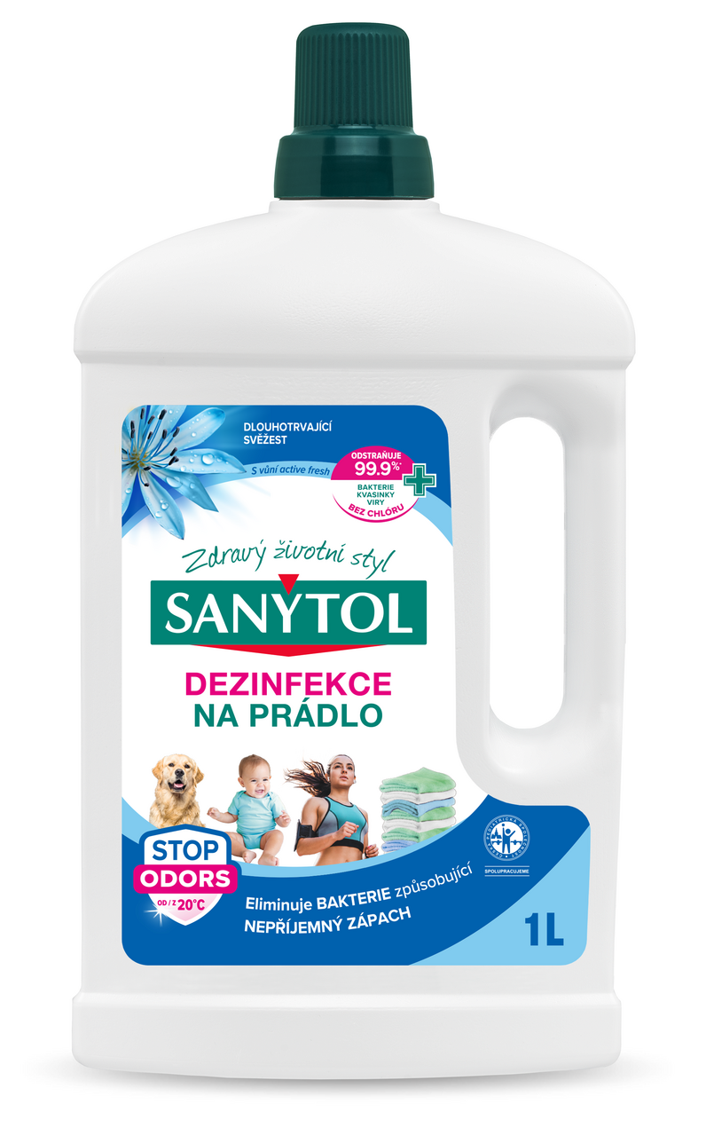 SANYTOL Dezinfekce na prádlo Active Fresh 1 l