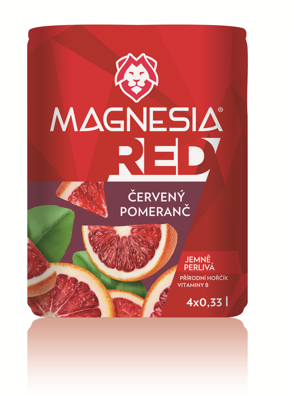 MAGNESIA RED 0,33L ČER.POMERANČ 2