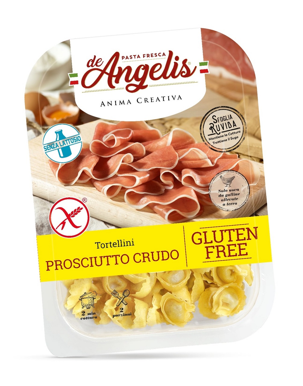 Tortellini Ricota špenát bezlepkové chlaz. 250 g