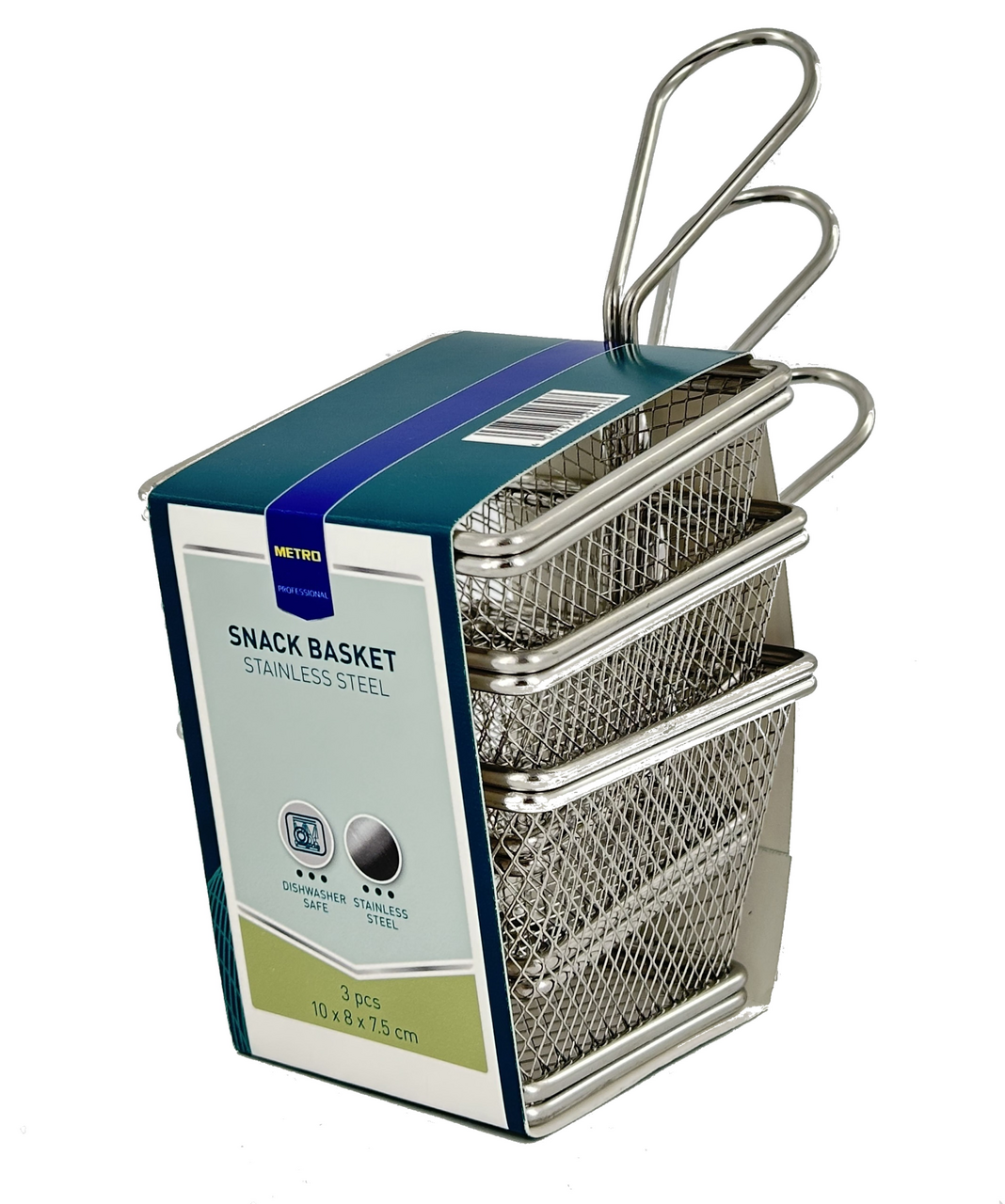 METRO PROFESSIONAL Fritovací košík 10 cm nerez 3 ks