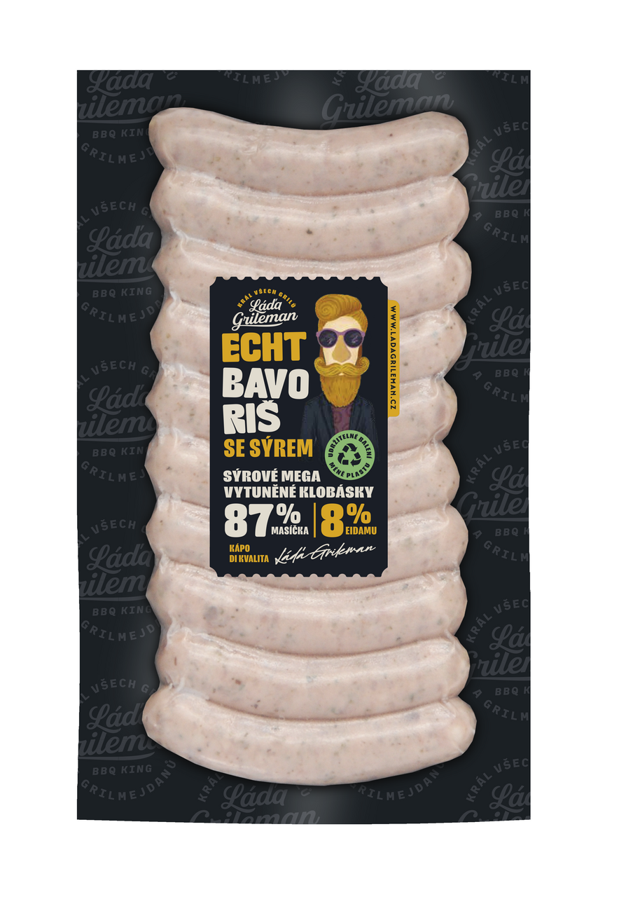 Echt Bavoriš se sýrem chlaz. 220 g