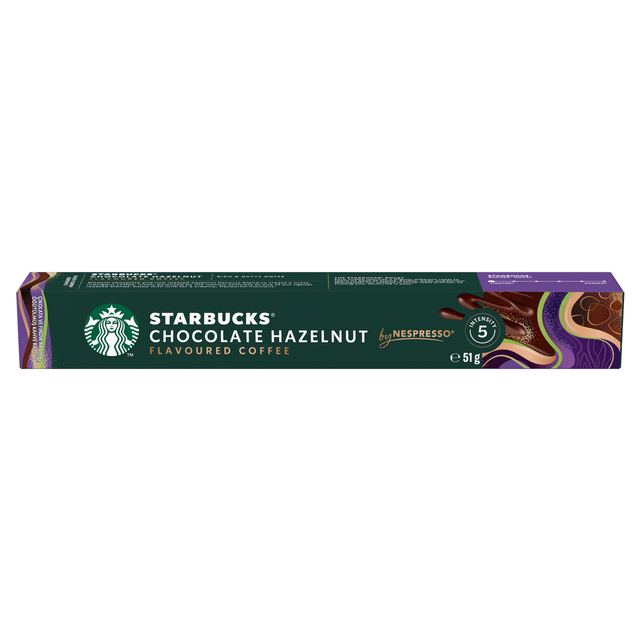 STARBUCKS Chocolate Hazelnut kapsle kávové 12 ks