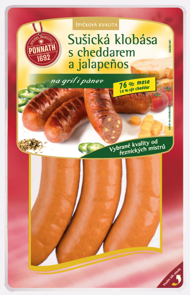 Sušická klobása s jalapeňo chlaz. 300 g