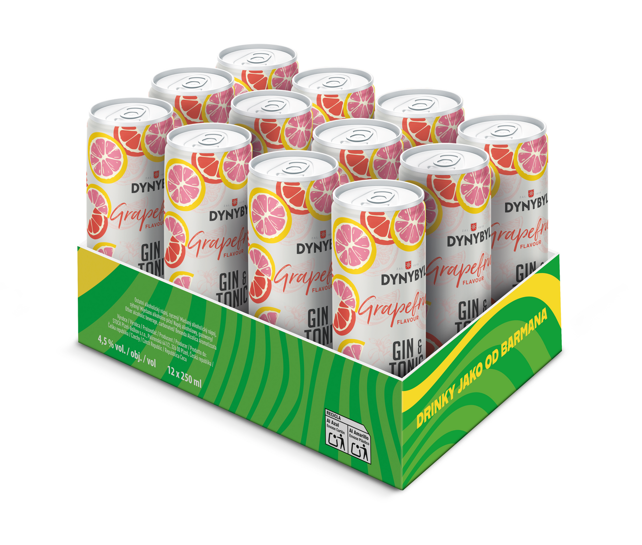 DYNYBYL Grapefruit/grep 4,5 % 12 x 250 ml