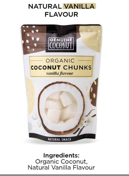 Čerstvý kokos kousky vanilka 100 g