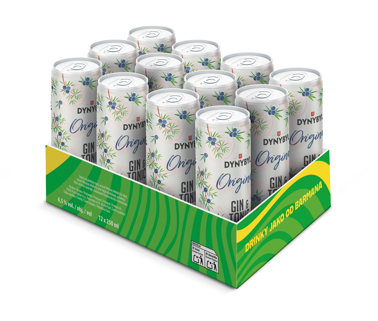 DYNYBYL Gin & Tonic 4,5 % 12 x 250 ml