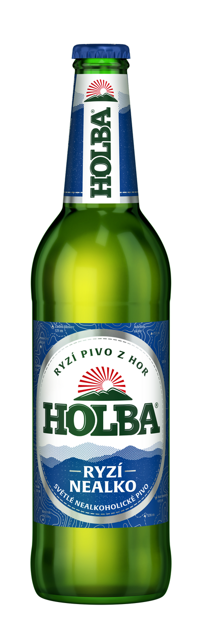 HOLBA Ryzí pivo 20 x 500 ml vratná láhev