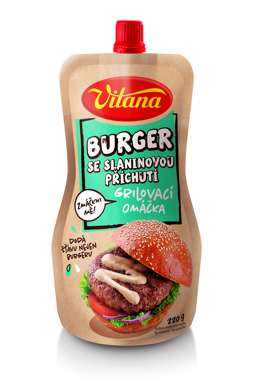 Vitana omáčka burger se slaninovou příchutí 220 g
