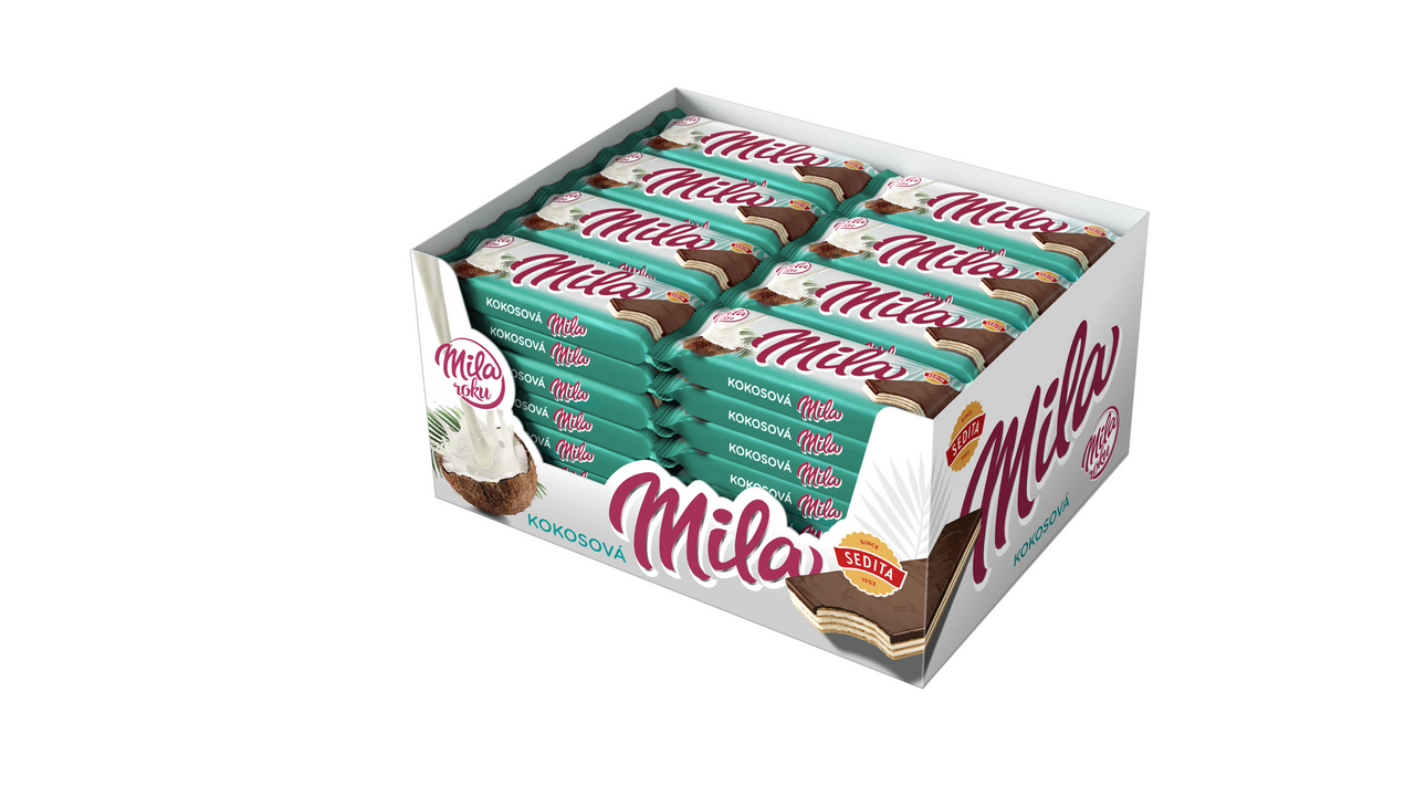 Mila řezy kokosové 56 x 50 g