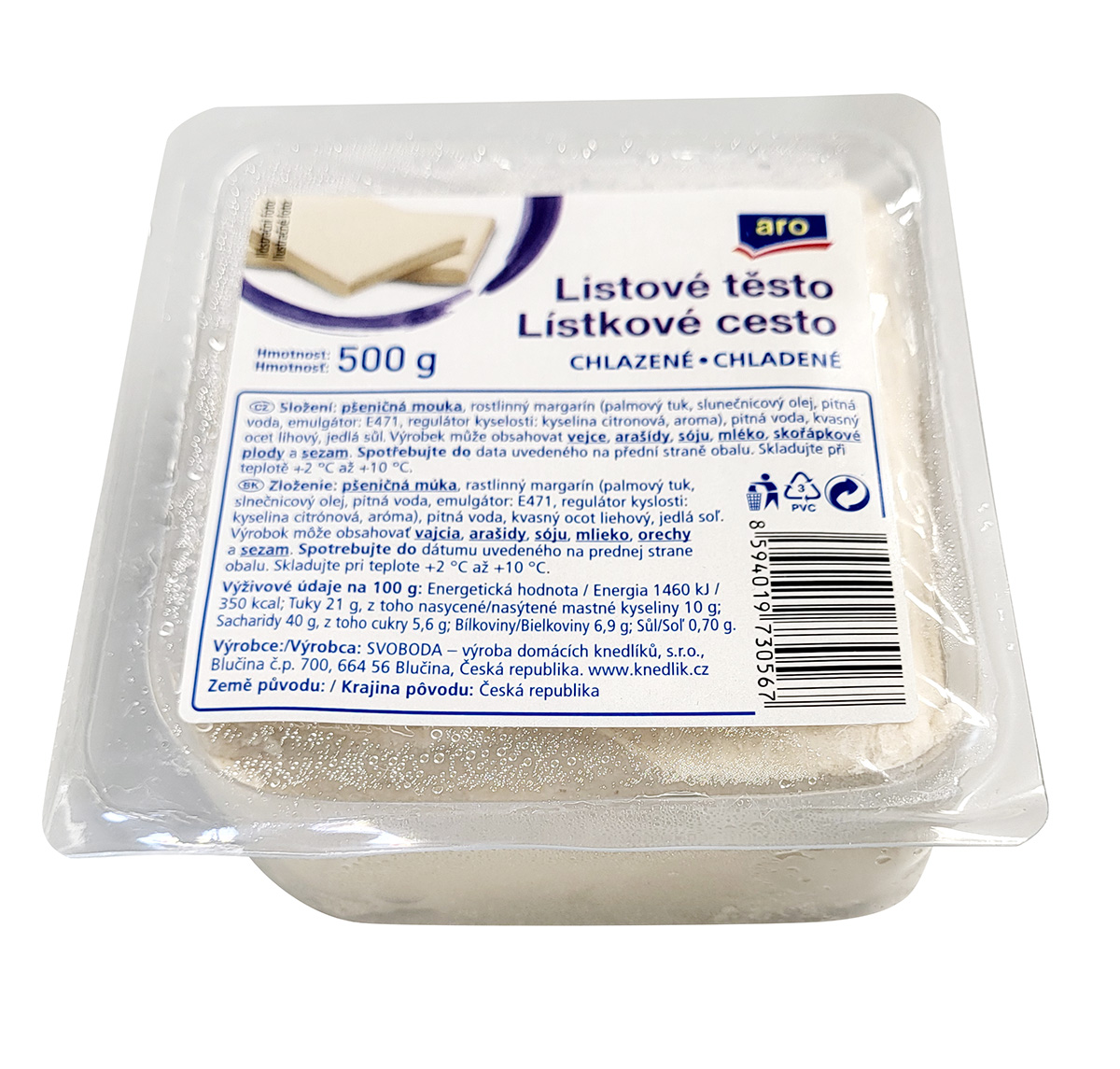 aro Listové těsto chlaz. 500 g