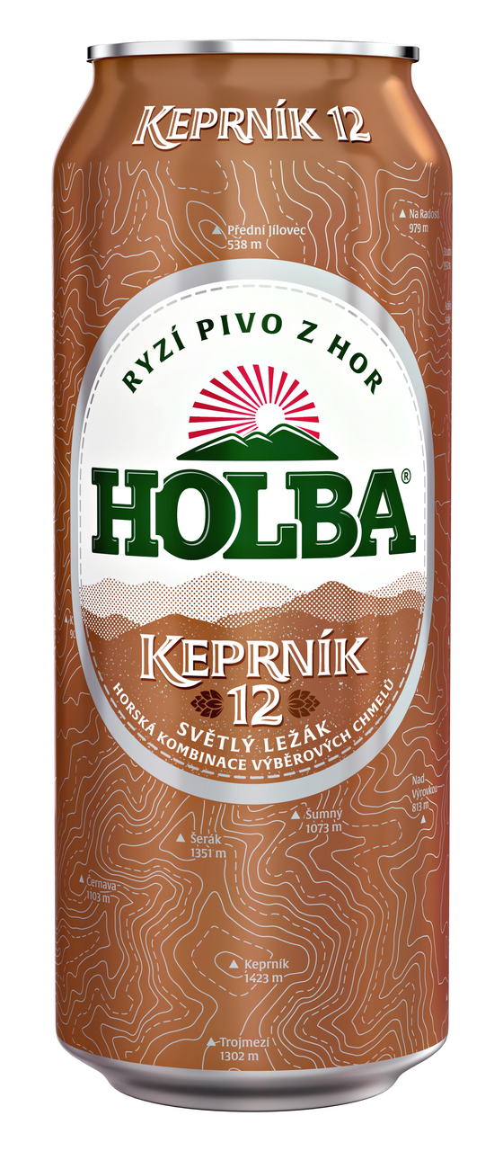 HOLBA Keprník pivo 500 ml plech