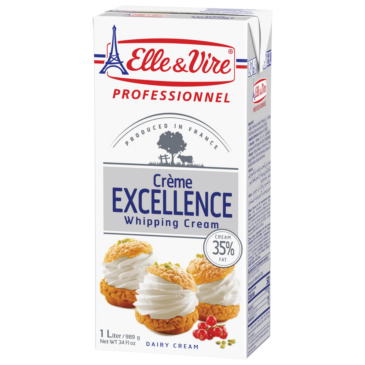 Elle&Vire Smetana ke šlehání 35 % chlaz. 1 l