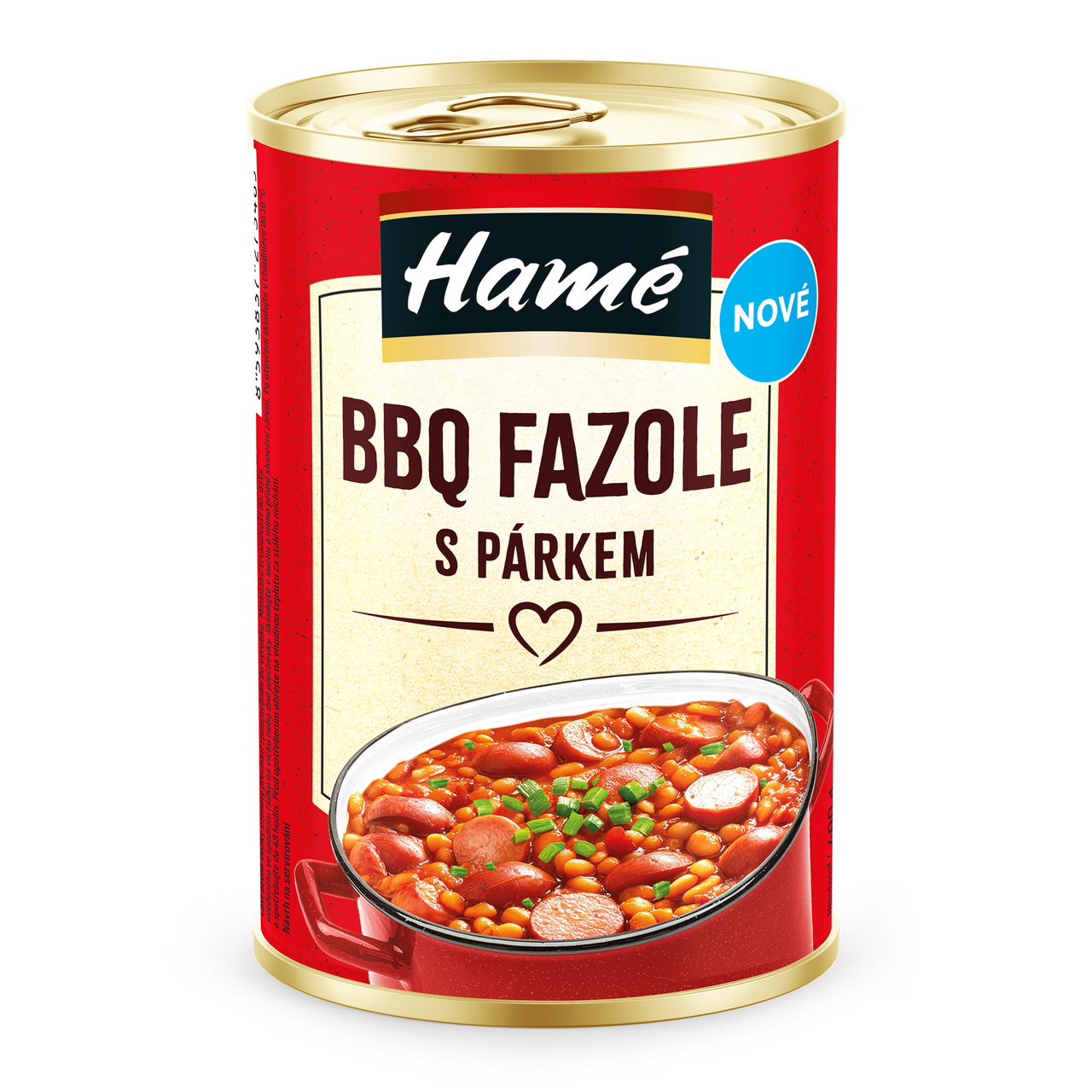 BBQ Fazole s párkem 400 g
