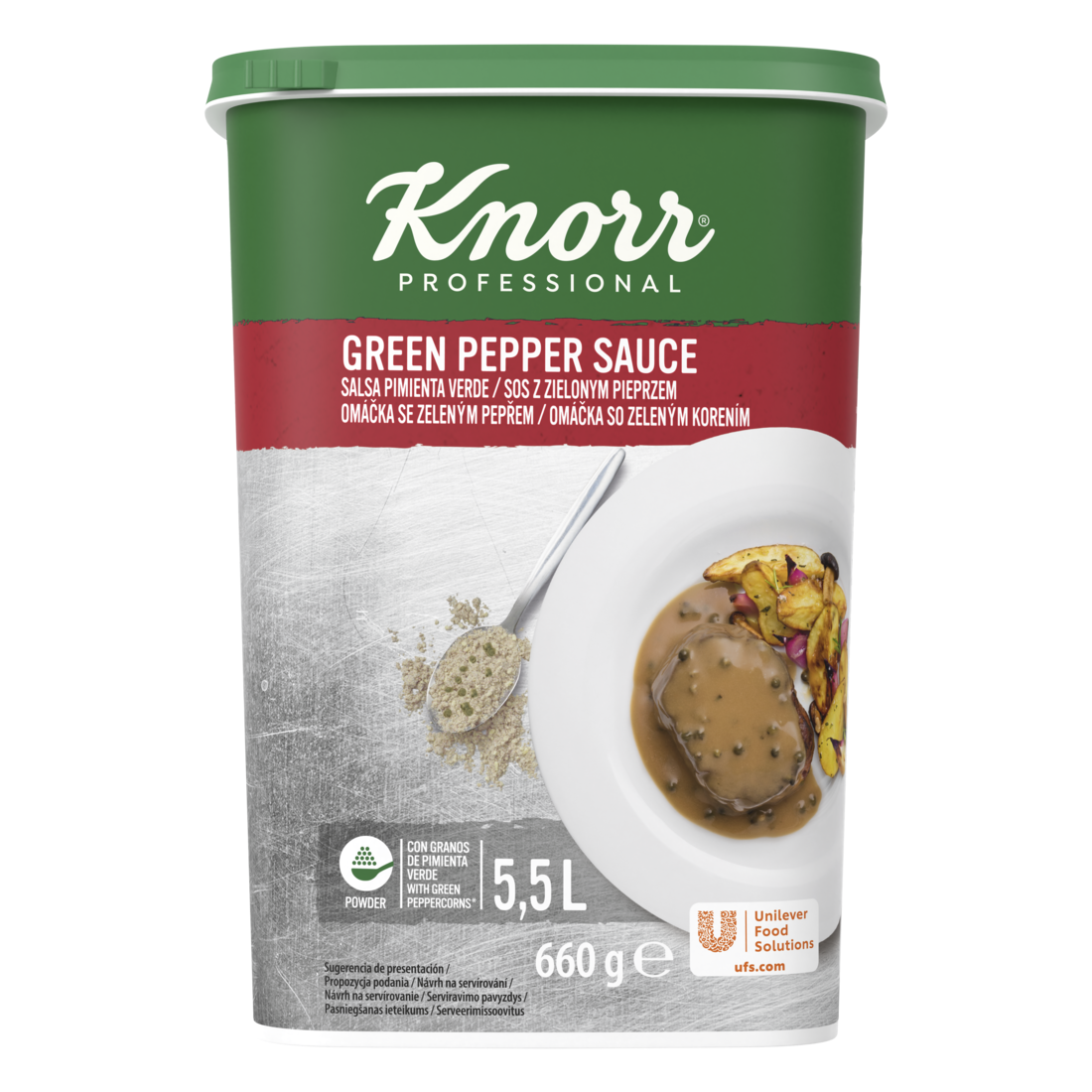Knorr Omáčka se zeleným pepřem 660 g