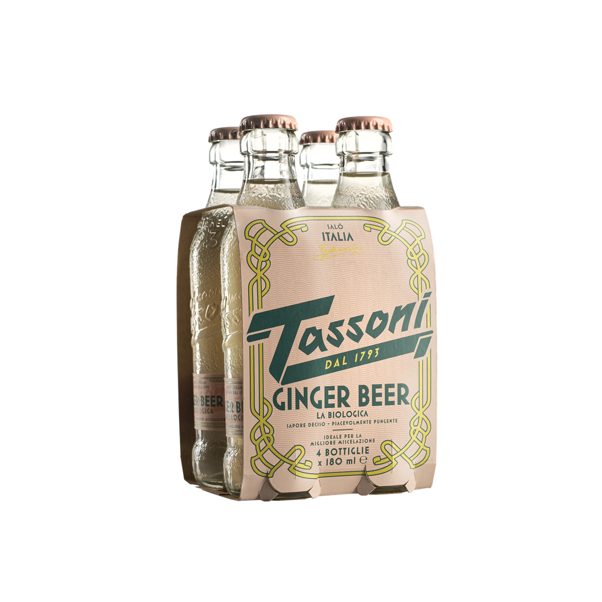Tassoni Ginger Beer 4 x 180 ml