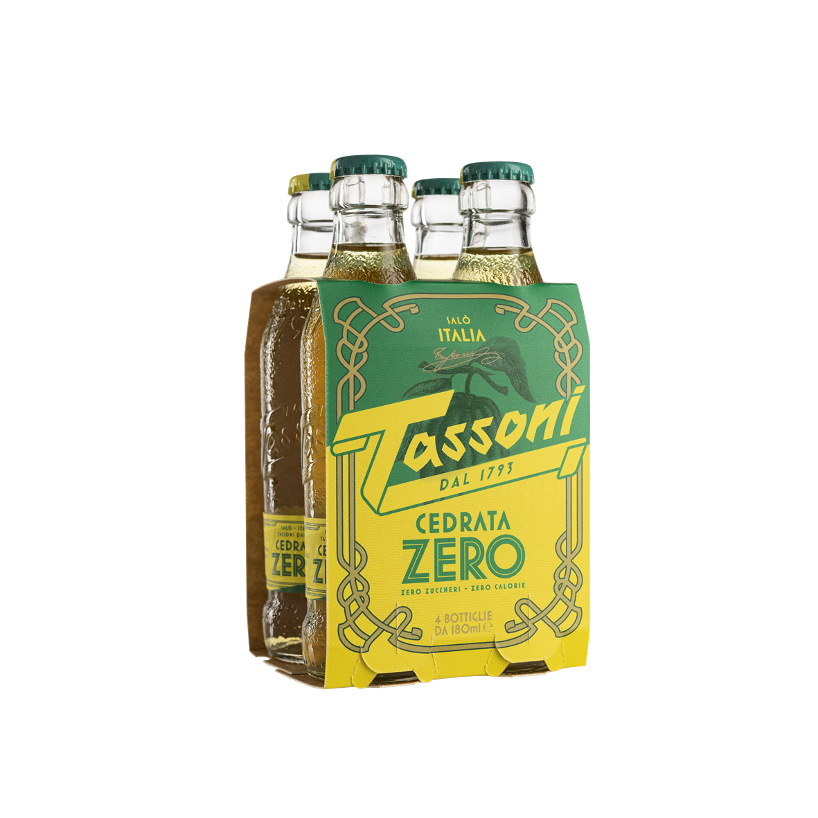 Tassoni Cedrata Zero 4 x 180 ml