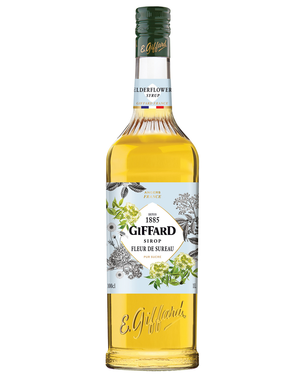 Giffard Syrup Elderflower/bezový květ 1 l