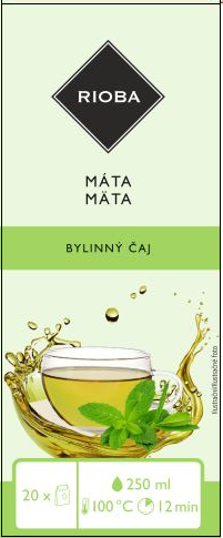 RIOBA Čaj máta 30 g