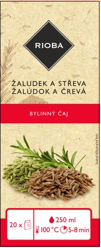 RIOBA Čaj žaludek a střeva 30 g