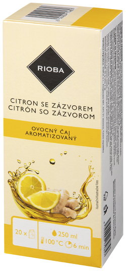 RIOBA Čaj citron zázvor 40 g