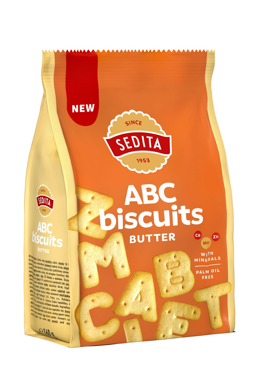 SEDITA ABC Biscuits Butter/máslo 170 g
