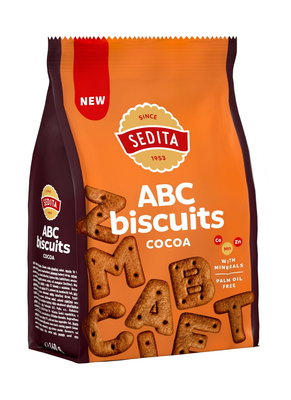 SEDITA ABC Biscuits Cocoa/kakao 170 g
