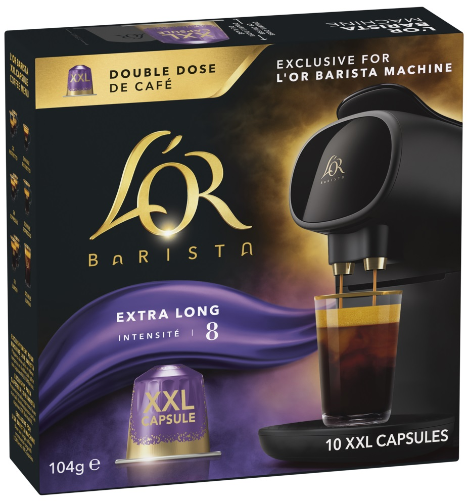 L'OR Barista Extra Long kapsle kávové 104 g 10 ks