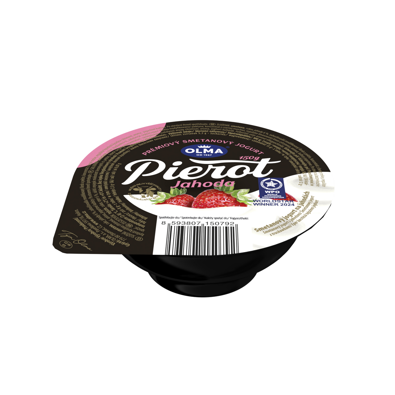 OLMA Pierot jogurt jahoda chlaz. 6 x 150 g