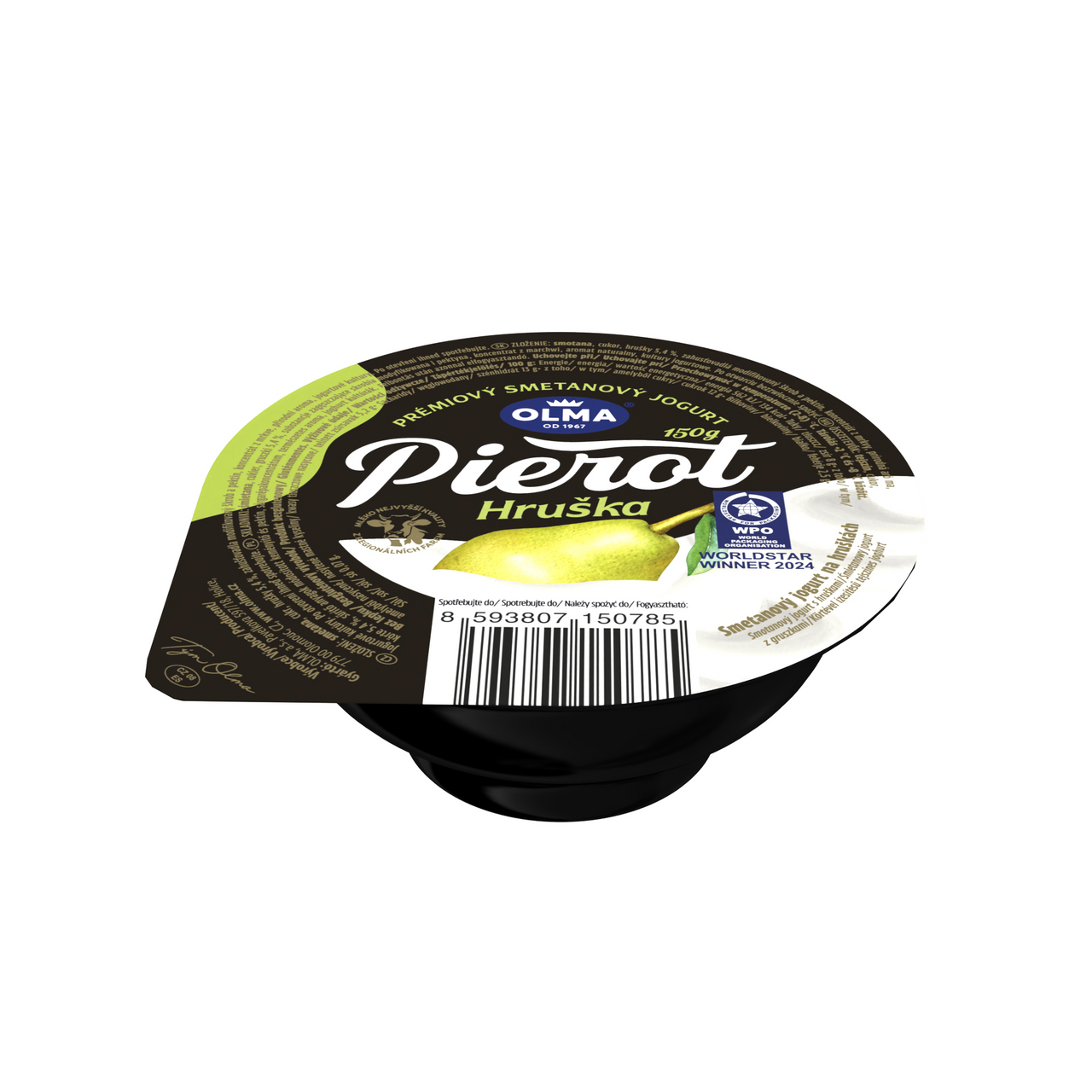 PIEROT JOGURT 150G HRUŠKA 6x
