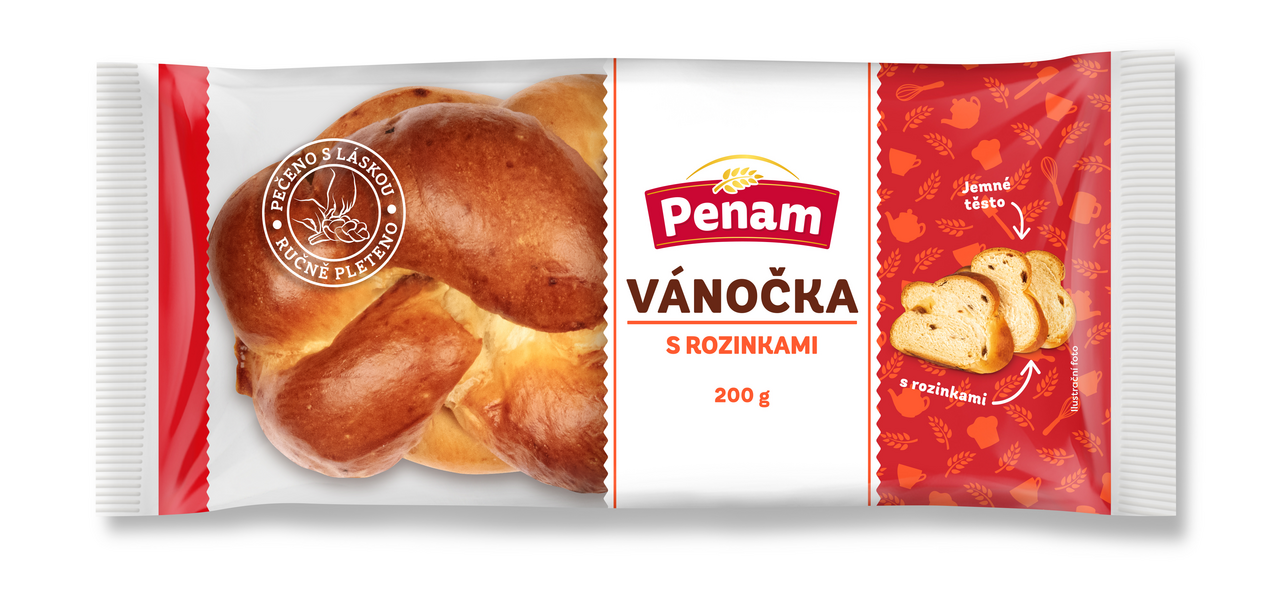 VÁNOČKA S ROZINKAMI 200G B