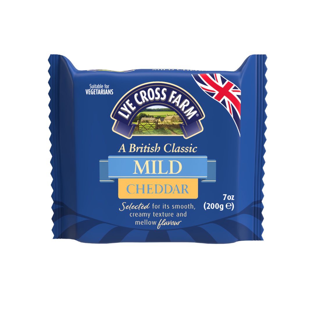 MILD CHEDDAR 200G COLOURED