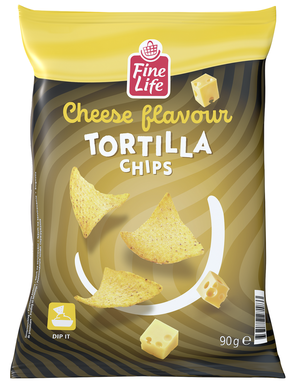 Fine Life Tortilla Chips sýrové 90 g