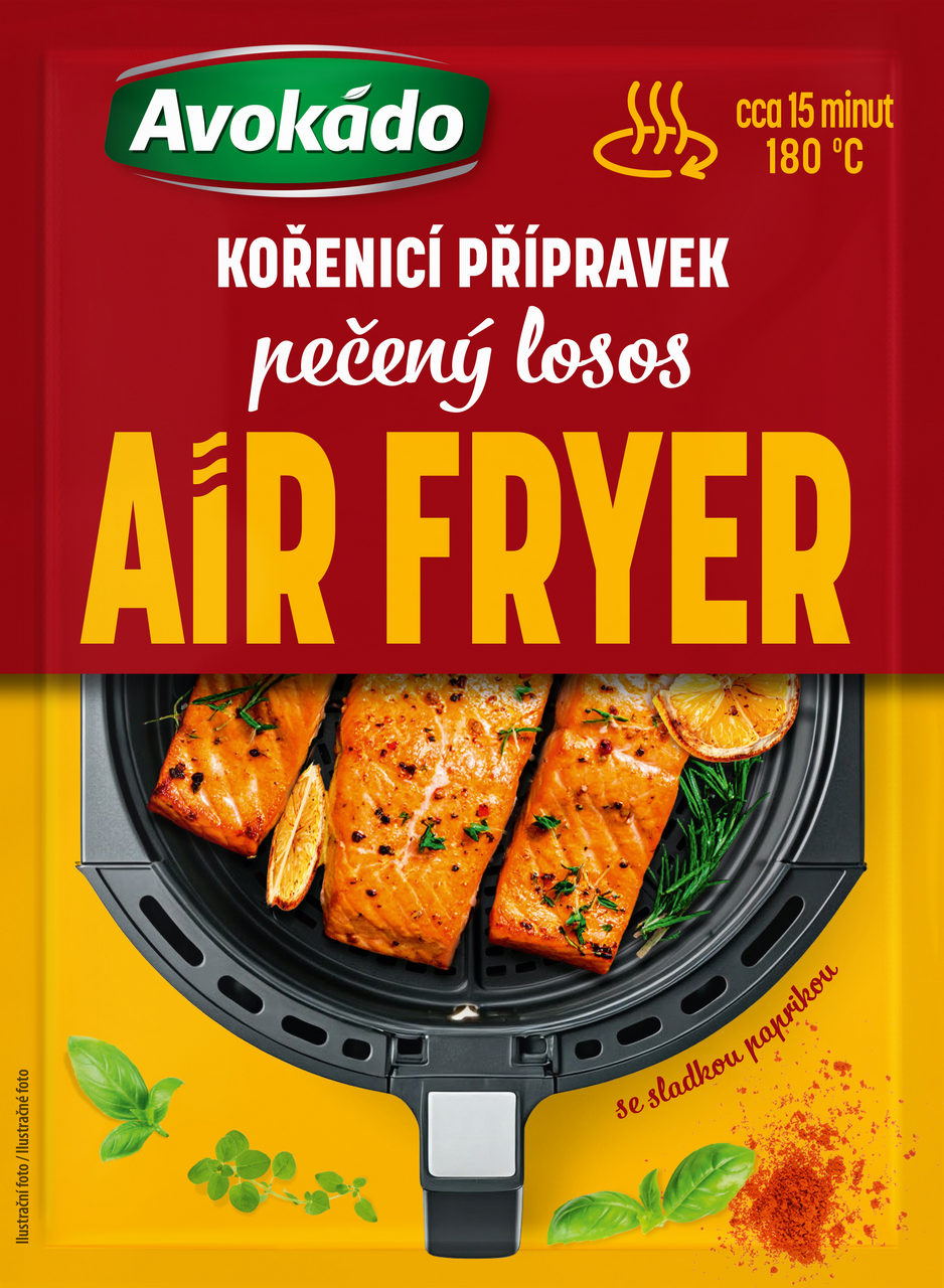 Air Fryer Pečený losos 1 ks