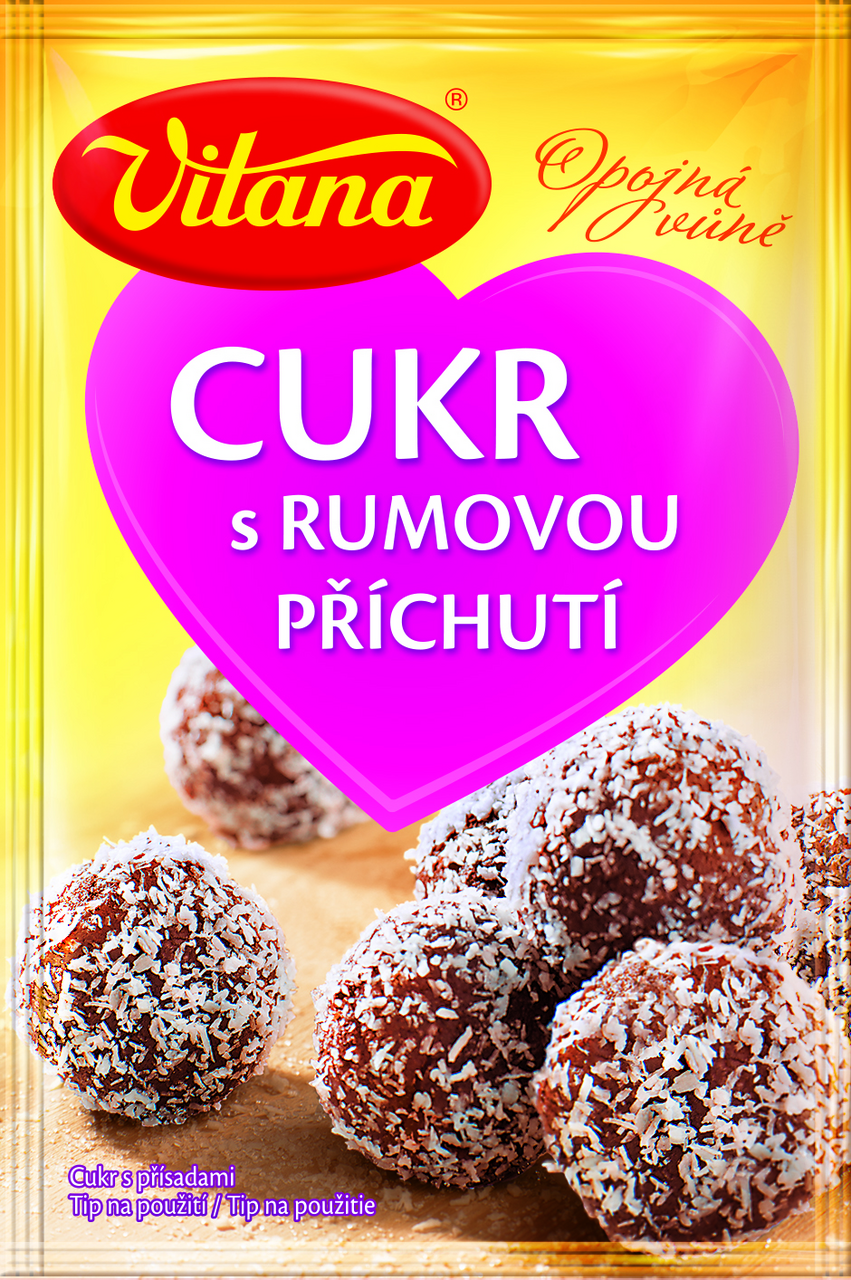 Vitana Cukr s rumovou příchutí 20 g