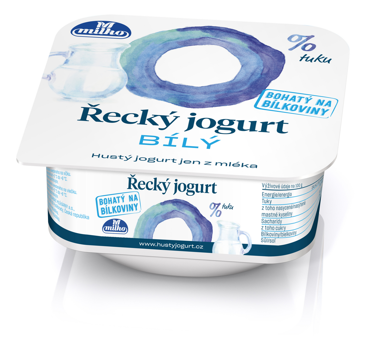 Řecký jogurt 0 % bilý chlaz. 140 g