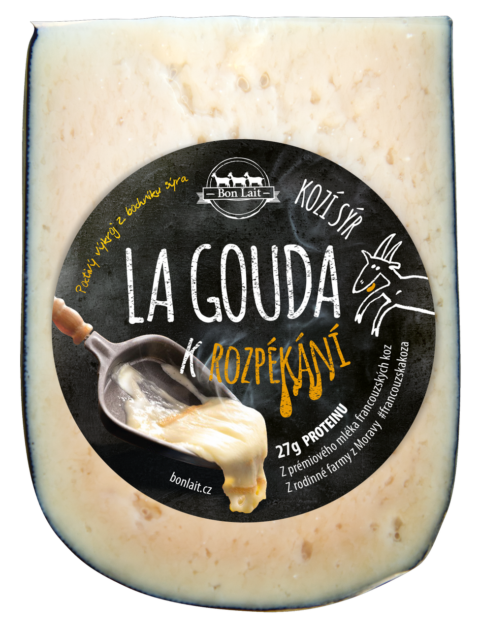 Kozí sýr La Gouda k rozpékání chlaz. 100 g