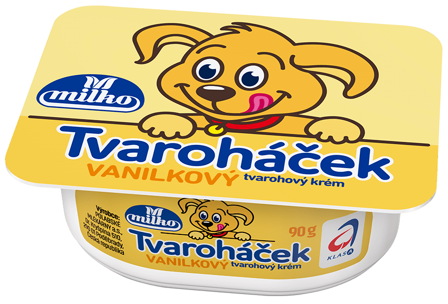 milko Tvaroháček vanilka chlaz. 4 x 90 g