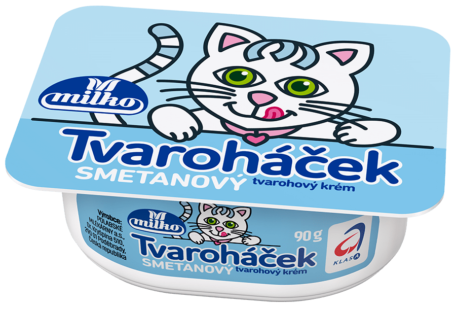 milko Tvaroháček smetanový chlaz.4 x  90 g