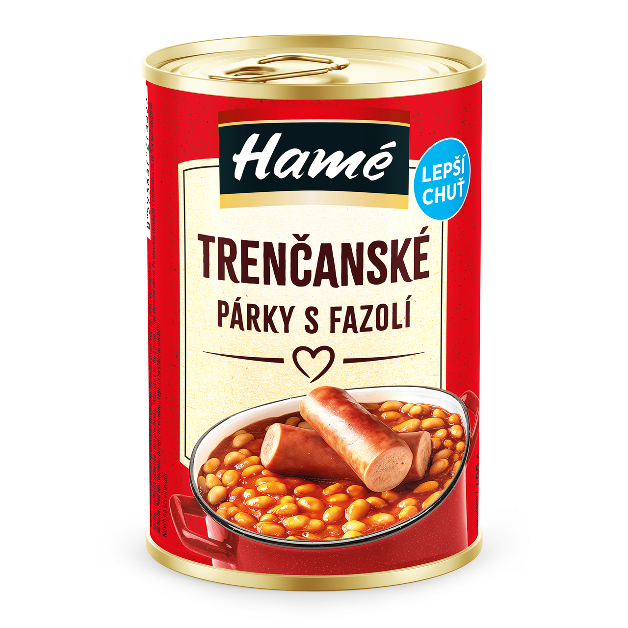 Hamé Trenčanské  párky s fazolí 4 x 400 g