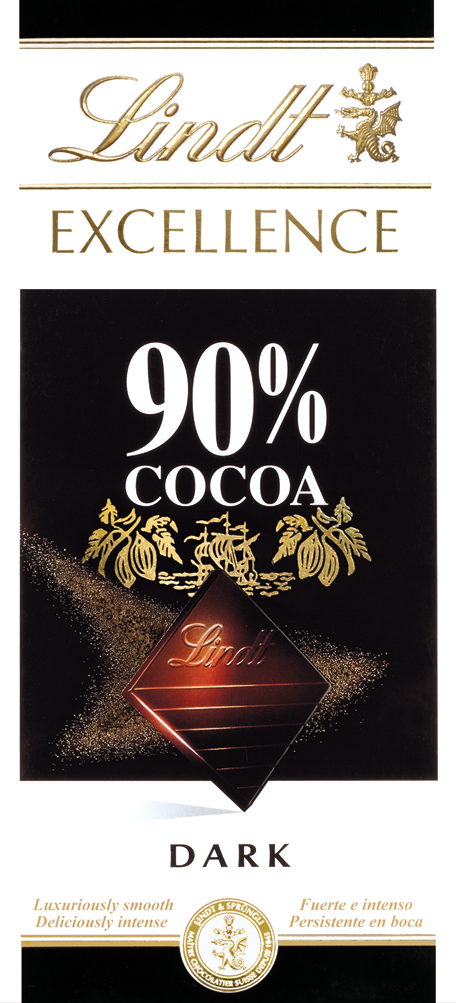 Lindt EXCELLENCE 90 % hořká 100 g