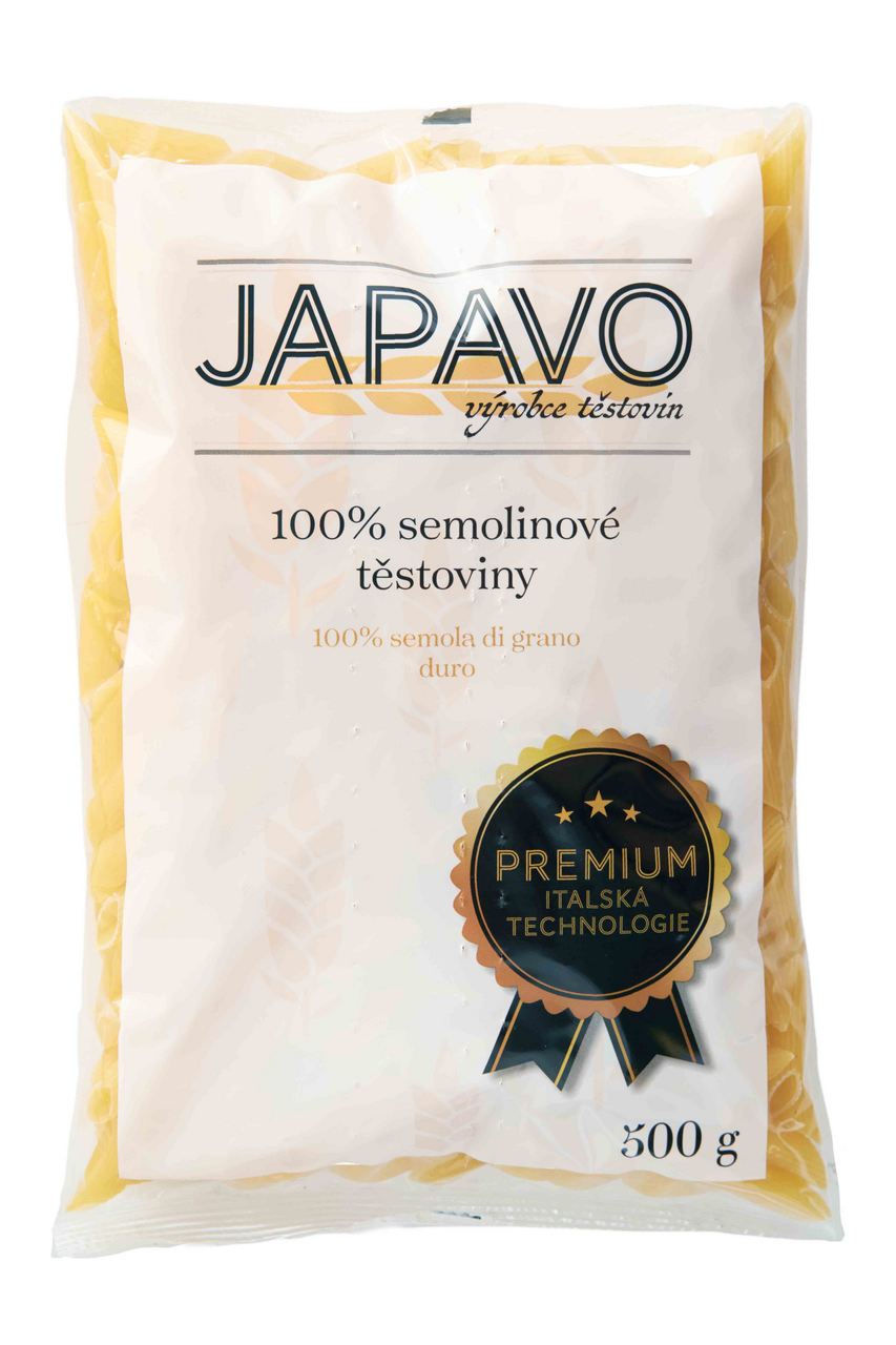 JAPAVO Penne semolinové Premium 500 g