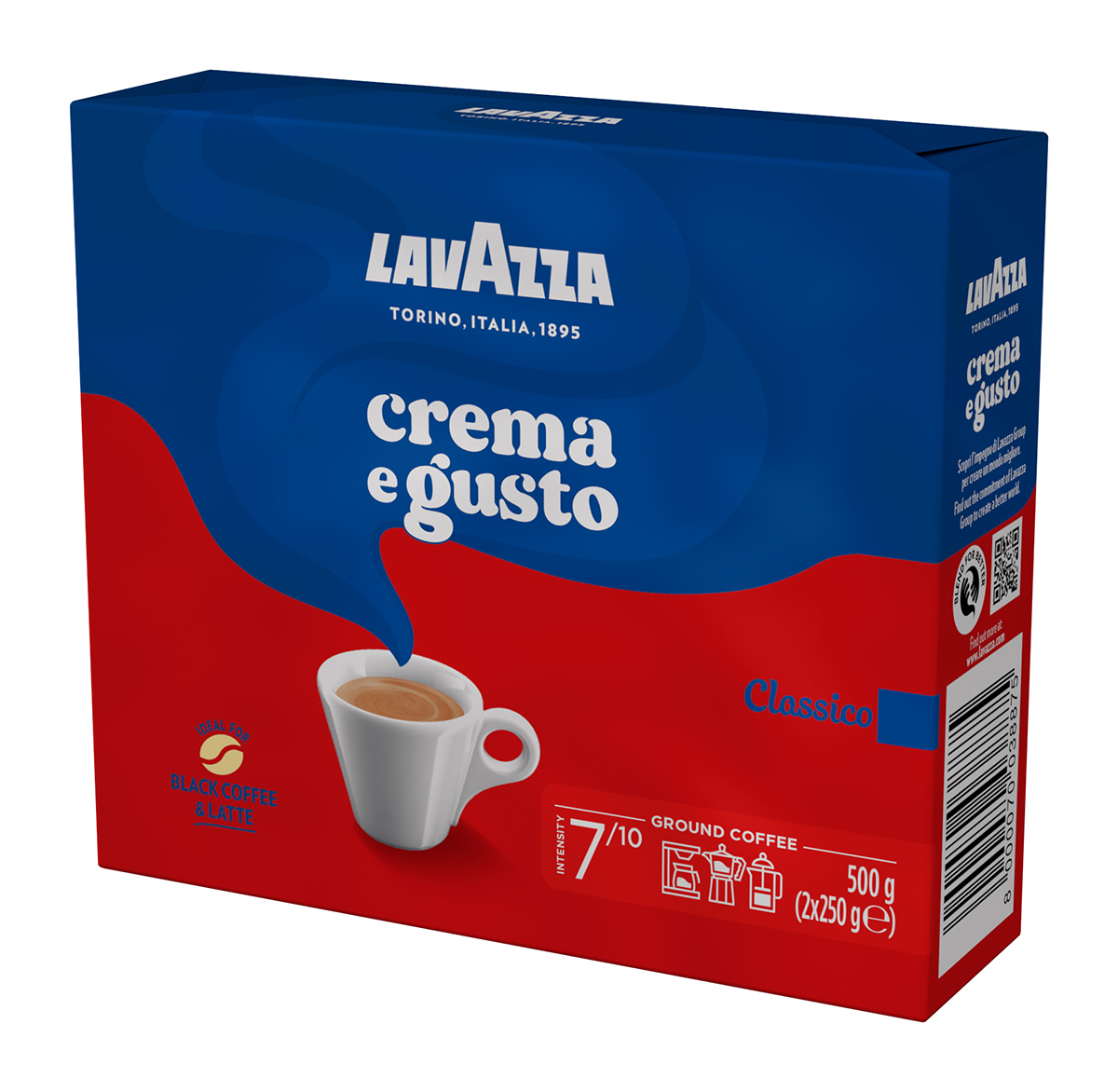 LAVAZZA Creme e Gusto káva mletá 2 x 250 g
