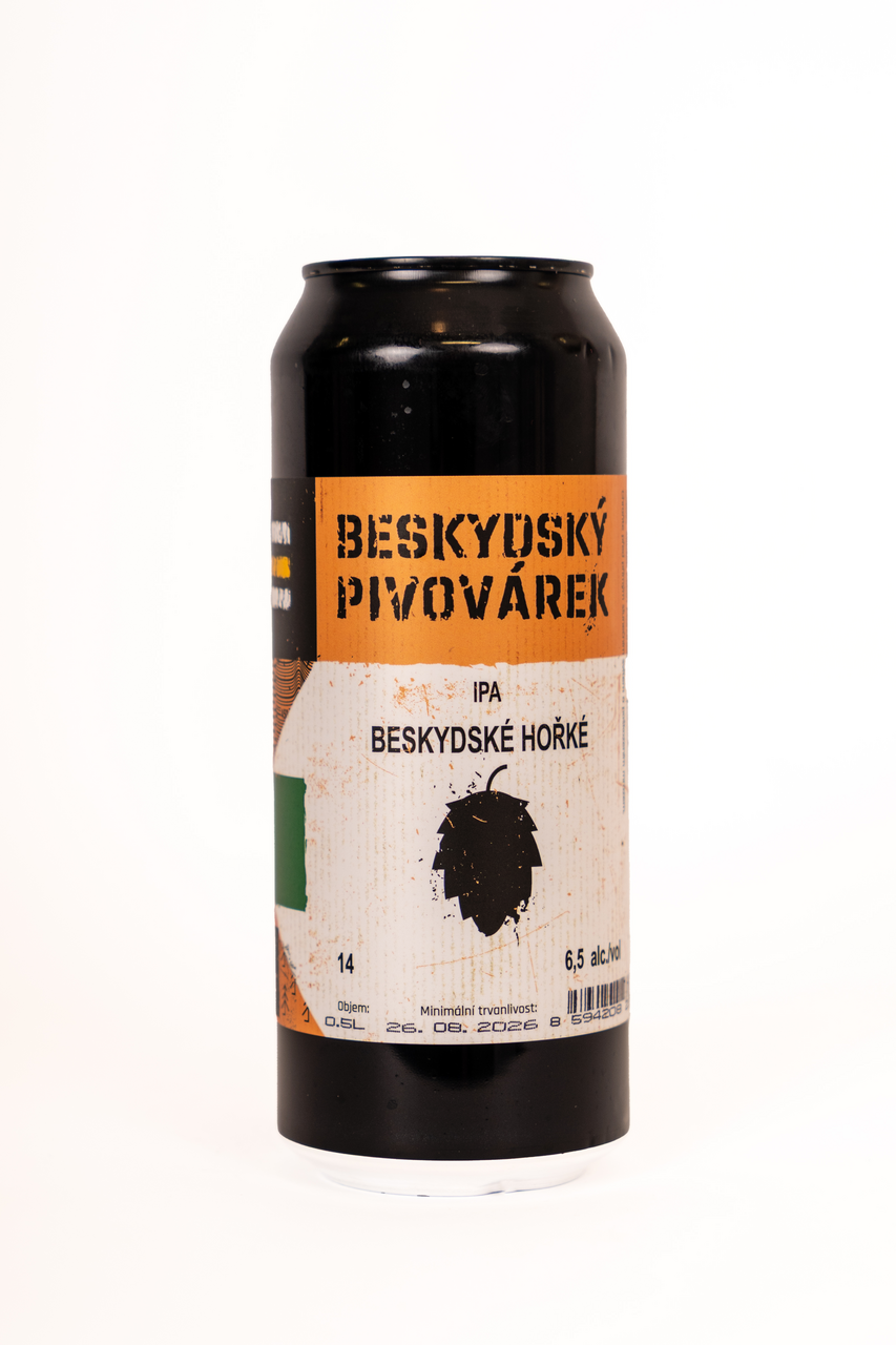 Beskydské hořké 14 pivo 500 plech
