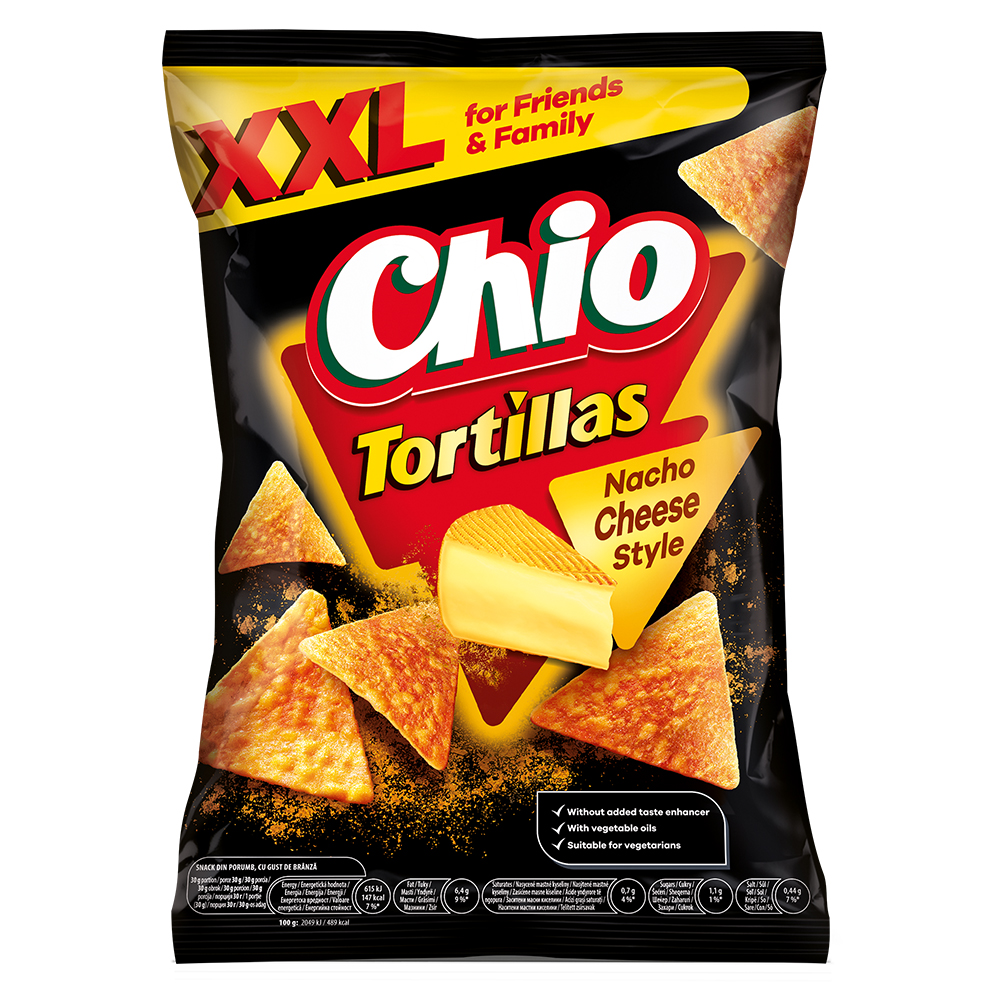 Chio Tortilla Nacho Cheese 200 g